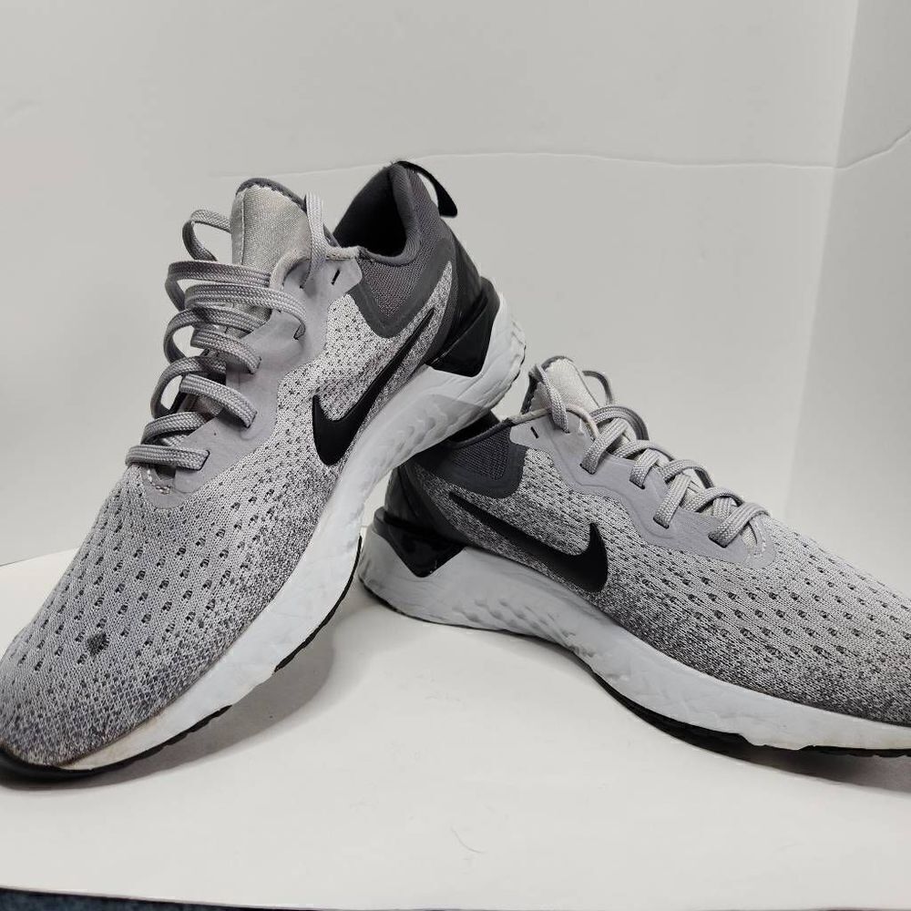 Nike Womens Odyssey React Running Shoes AO9820-003 Size 10 Gray Black